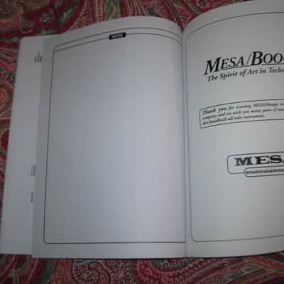 very near A+ (rarely handled) genuine Mesa Boogie Owner's Manual for Express Series 5:25 & 5:50  (NO amp included) from late 2000s/early 2010s, White Paper w/  Black Print/Graphics, 34 TOTAL pages Front Outer Cover to Back Outer Cover, 8 & 1/2" W x 11" H image 21