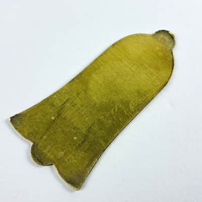 Gibson Kalamazoo Brass Truss Rod Cover Blank – Factory Original image 2