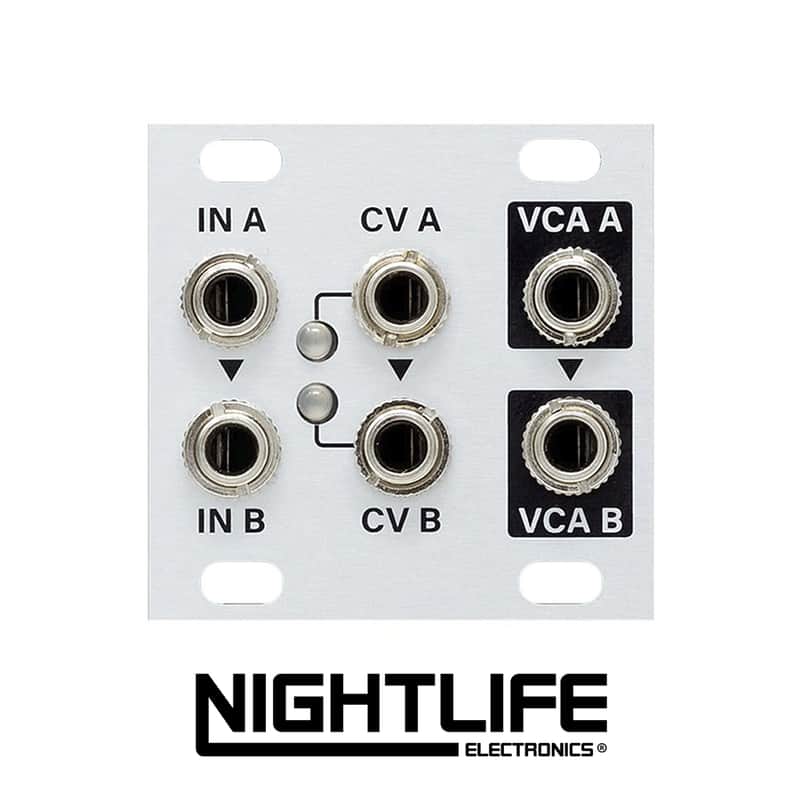 Intellijel Dual VCA 1U Silver image 1