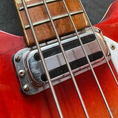 Rickenbacker Bass model 4005 from 1966 in fireglo image 7