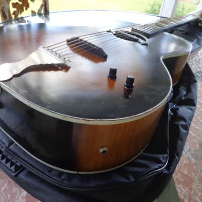 1950's Kay 5160 Baritone Guitar - Electric Acoustic - 000 Sized image 14