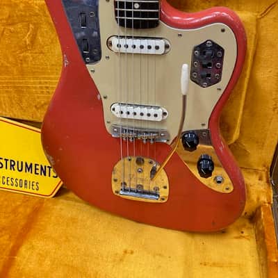 Fender Jaguar 1962 - Fiesta red refin image 11