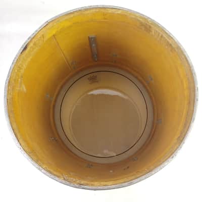*Slingerland 12x14" 3Ply Chrome Over Wood Concert Tom Drum 70s Marching Quad COW image 7