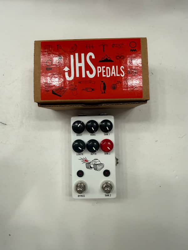 JHS Pedals Spring Tank Reverb Digital Guitar Effect Pedal + Box image 1