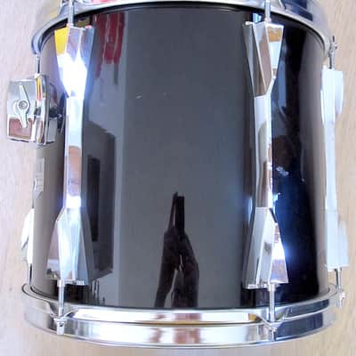 12" x 11" Tama Granstar Tom Drum, Jet Black Wrap - Vintage image 11