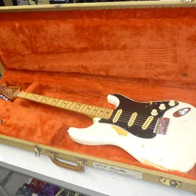 Fender Stratocaster : Re-Fretted w/Case 1975-1976 - Re-Finished in White image 1