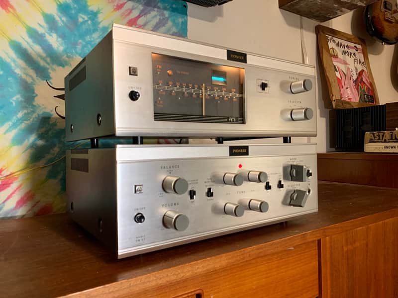 Fully Restored Pioneer SM-83 Tube Stereo Integrated Amplifier And TX-5 Stereo Tube Tuner - One Owner Mint Pair! image 1