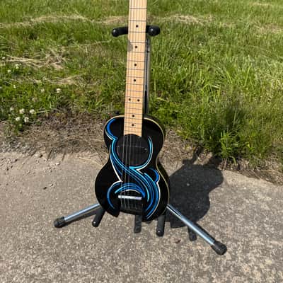 G-Sharp OF-1 Travel Guitar, Three Tone Sunburst (g# tuning, comes w/ gig bag) image 10