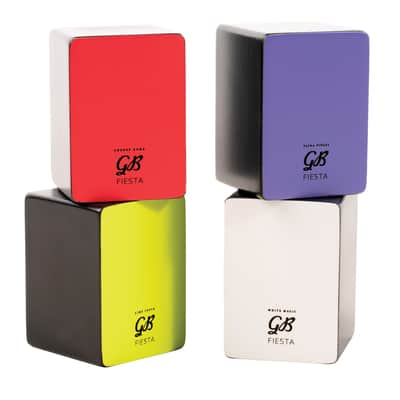 Gon Bops Fiesta Mini Cajon Shakers - 4-Colour Pack image 3