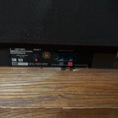 Rare BES SM 100 flat panel speakers image 11