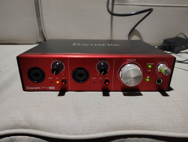 Focusrite Clarett 2Pre USB‑C Audio Interface – Excellent Condition – Tested & Working – NOT FIREWIRE image 1