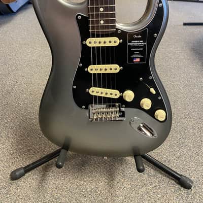 New Old Stock Fender American Professional II Stratocaster Mercury, Rosewood Fretboard with Hardshell Case image 1