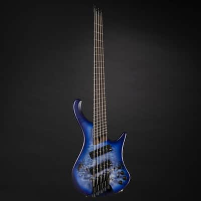 Ibanez Bass Workshop EHB1505MS-PLF Pacific Blue Burst Flat - 5-String Electric Bass Bild 2