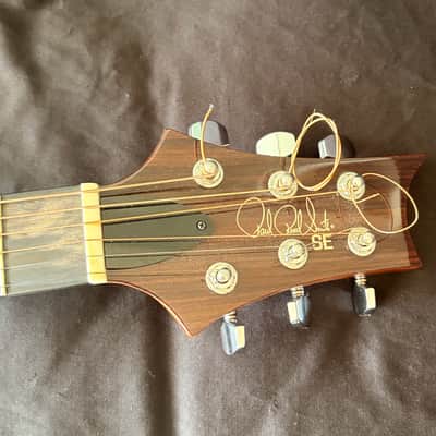 PRS SE Angelus AX20E Electro Acoustic Guitar 2020 - Mahogany & Spruce Angelus Cutaway Body image 5