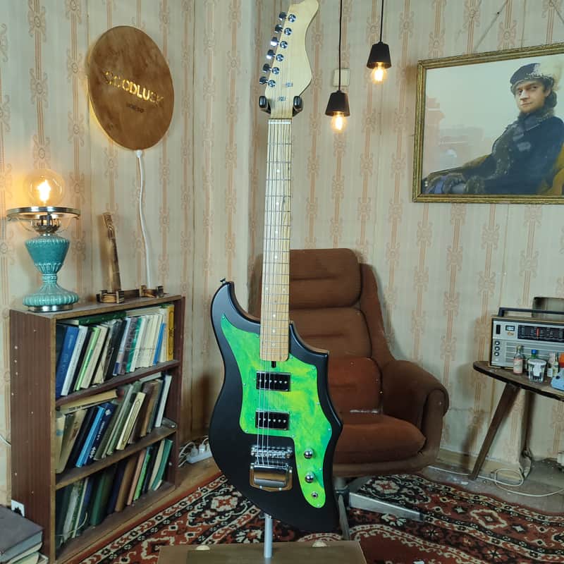 Samara Style Custom Guitar Soviet Retro Reissue Handcrafted Vintage Vibe image 1
