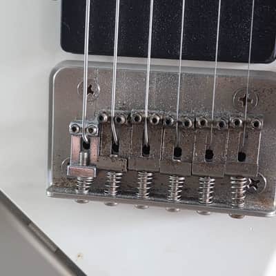 Casio EG-5 Electric Guitar with Onboard Cassette Deck / Amplifier 1980s - White image 9