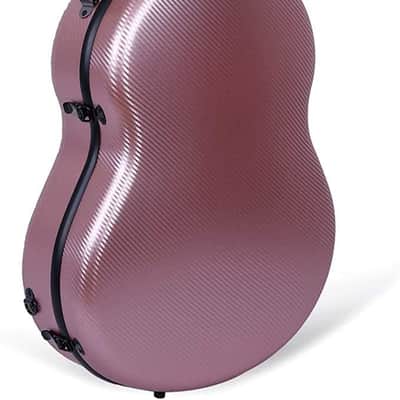 Crossrock Deluxe Classical Guitar Hard Case, Poly Carbon Flight Box, Safe Home of Guitar in Ros Gold image 1