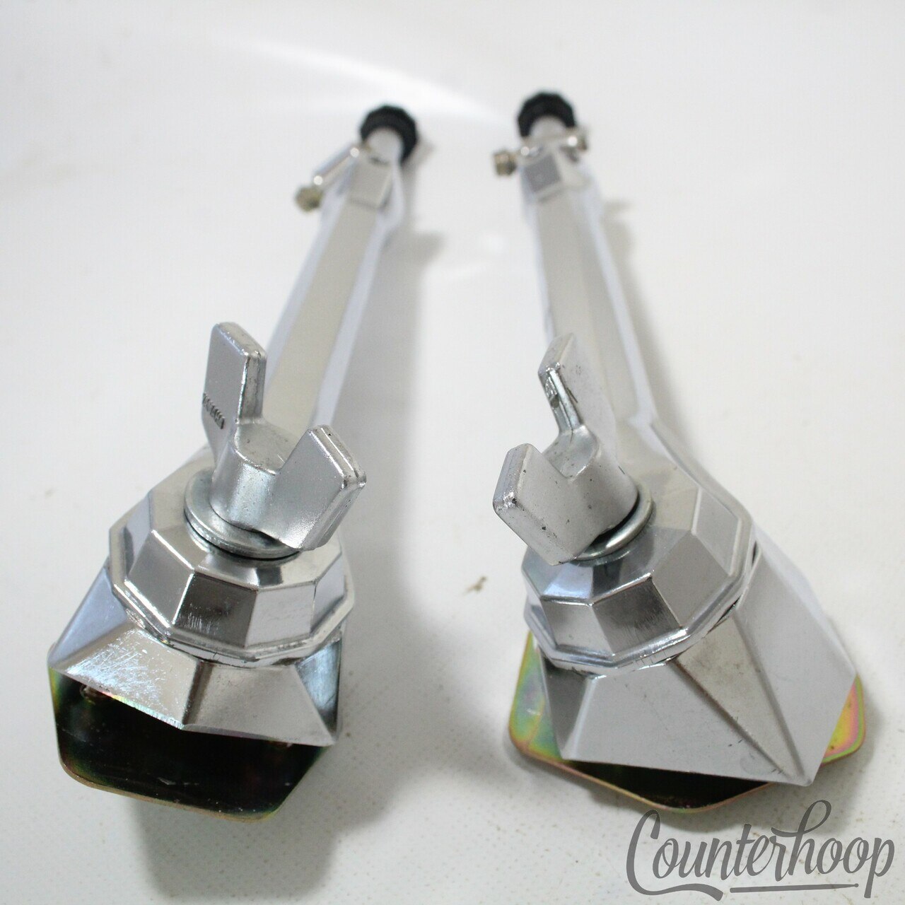 Yamaha 2x Bass Drum Japan Spurs+Mounts Telescoping Legs 80s Stage Custom Model — main photograph