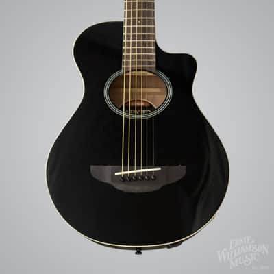 Yamaha APXT2BL 3/4 Size Acoustic Electric Guitar, Black image 1