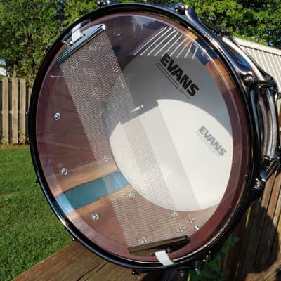 Snarebear Grizzly River Snare Drum (14x7 Epoxy Resin River) image 6