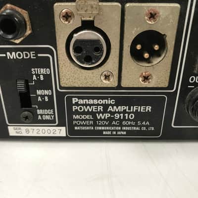 Ramsa Panasonic WP-9110 Audio Amplifier | Reverb