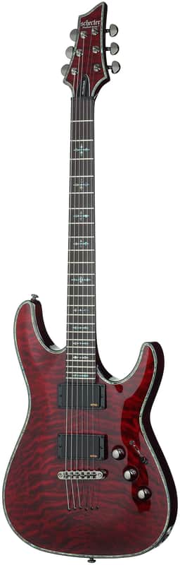 Schecter Hellraiser C-1 Black Cherry image 1