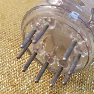 Tung-Sol Matched Pair (2) 12BH7A tNOS AT1000 TESTED Vacuum Tubes black plate 12BH7 dual triode 1950-1960 image 22