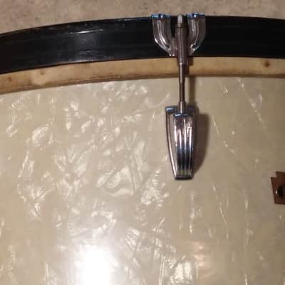 WFL 20" Compacto Bass / Floor Tom 50s White Marine Pearl image 7