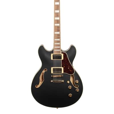 Ibanez Artcore AS73G Semihollow Guitar Black Flat image 2