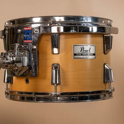 Pearl World Series Natural Satin Drum Set 14x20 8x12 and 14x14 image 16