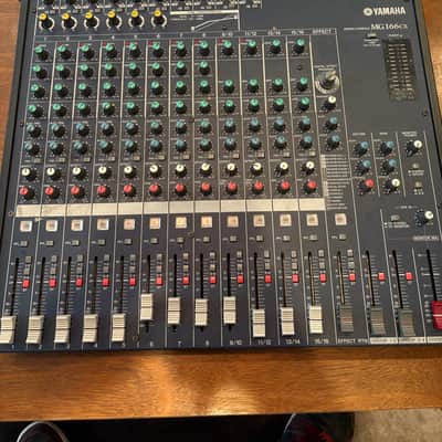 Yamaha MG166CX 16 Channel Mixer 2010s - Blue image 2