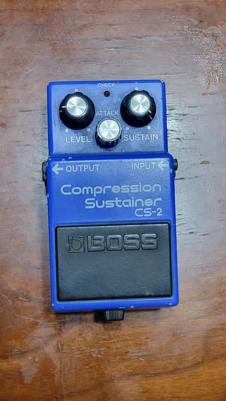 Boss CS-2 Compression Sustainer (Black Label) 1981 - 1989 - Blue image 1