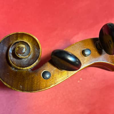 Vintage 4/4 Adult sized violin Early 1920s - Original finish - Copy of Antonio Stradivarius image 12
