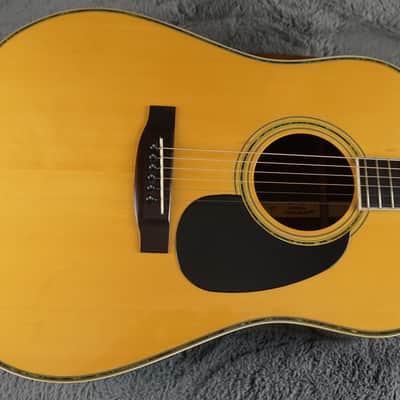Yamaki 130 Acoustic D-28 Style Japan w/ Hard Case image 6