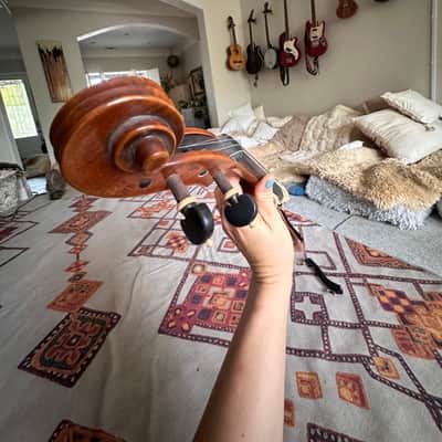 2009 Noble Bros. Workshop Viola – Antonio Stradivari Cremona 1731 Model w/ Case, Bow, Shoulder Rest & Pickup image 9