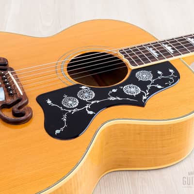 1993 Gibson J-200 Jumbo Guitar Antique Natural, Figured & Near-Mint w/ Case image 7
