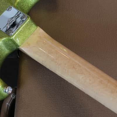 Minty! 2008 Fender Dick Dale Stratocaster Chartreuse Sparkle + COA OHSC image 14