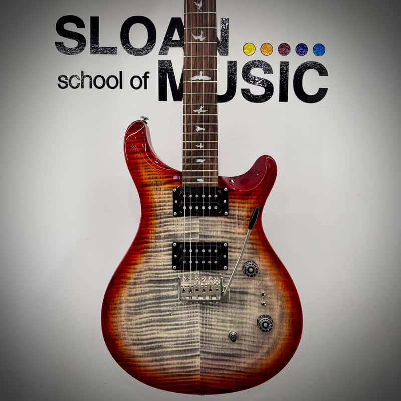 PRS SE Custom 24-08 - Charcoal Cherry Burst image 1