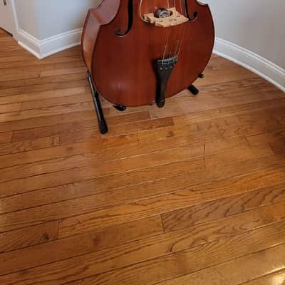 Vintage Framus (Germany) 3/4 Upright Double String Bass w/vintage Ampeg Pickup image 3