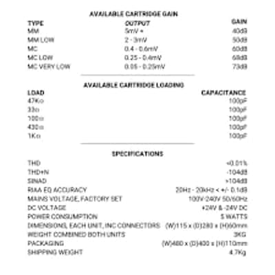 MICHELL APOLLO Phono Stage - NEW! image 9