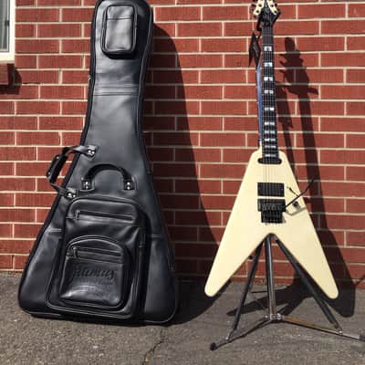 Framus German Custom Shop WH-1 Relic Wolf Hoffmann/Accept Aged Crème White High Polish  NOS image 1