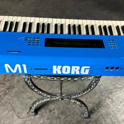 Korg M1 61-Key Baby Blue Color Finish – Limited Custom Edition – White Lettering image 6