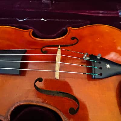 Gustav August Ficker Stradivarius Model 16" Viola Beautiful with brand new case image 3