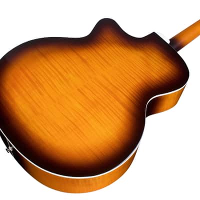 Guild F-250CE Deluxe Sitka Spruce / Maple Jumbo with Cutaway - Antique Burst image 6