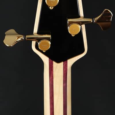 Peavey Cirrus Quilt Top Natural 4-String Electric Bass Guitar w/OHSC image 8
