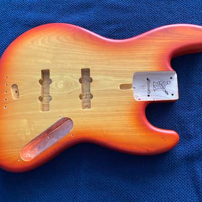Warmoth Jazz Style Bass Guitar Body 2000’s - Matte image 1