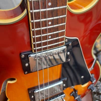 1986 Aria Pro II TA-40 Sunburst MI Korea ES-335 Style Jazz image 22