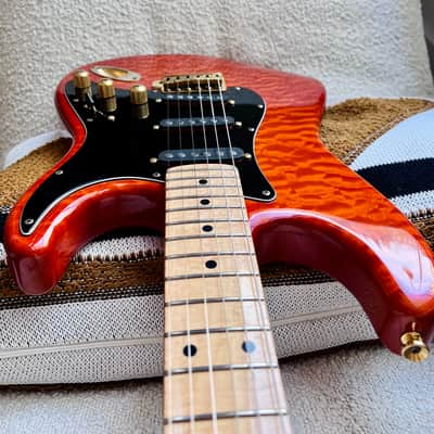 Schecter (ESP) ST-UC430 - Trans Orange 1989 image 4