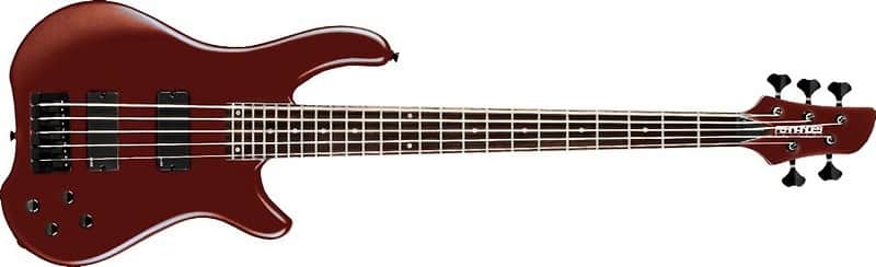 ＦＥＲＮＡＮＤＥＳ　　ＴＲＥＭＯＲ　ＤＥＬＵＸＥ　５ Fernandes Tremor Deluxe 5 Bass Guitar - Wine Red Satin | Reverb