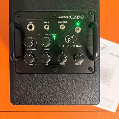 Phil Jones X4C Nanobass 35-Watt 1x4" Bass Combo 2024 - Present - Black image 2